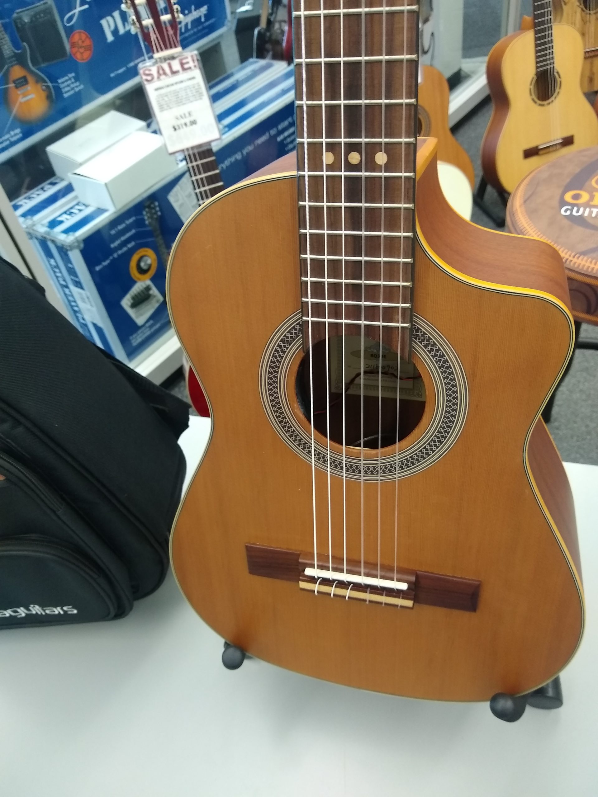 Ortega Requinto Rq39e Professional Classical Guitar With Pickup