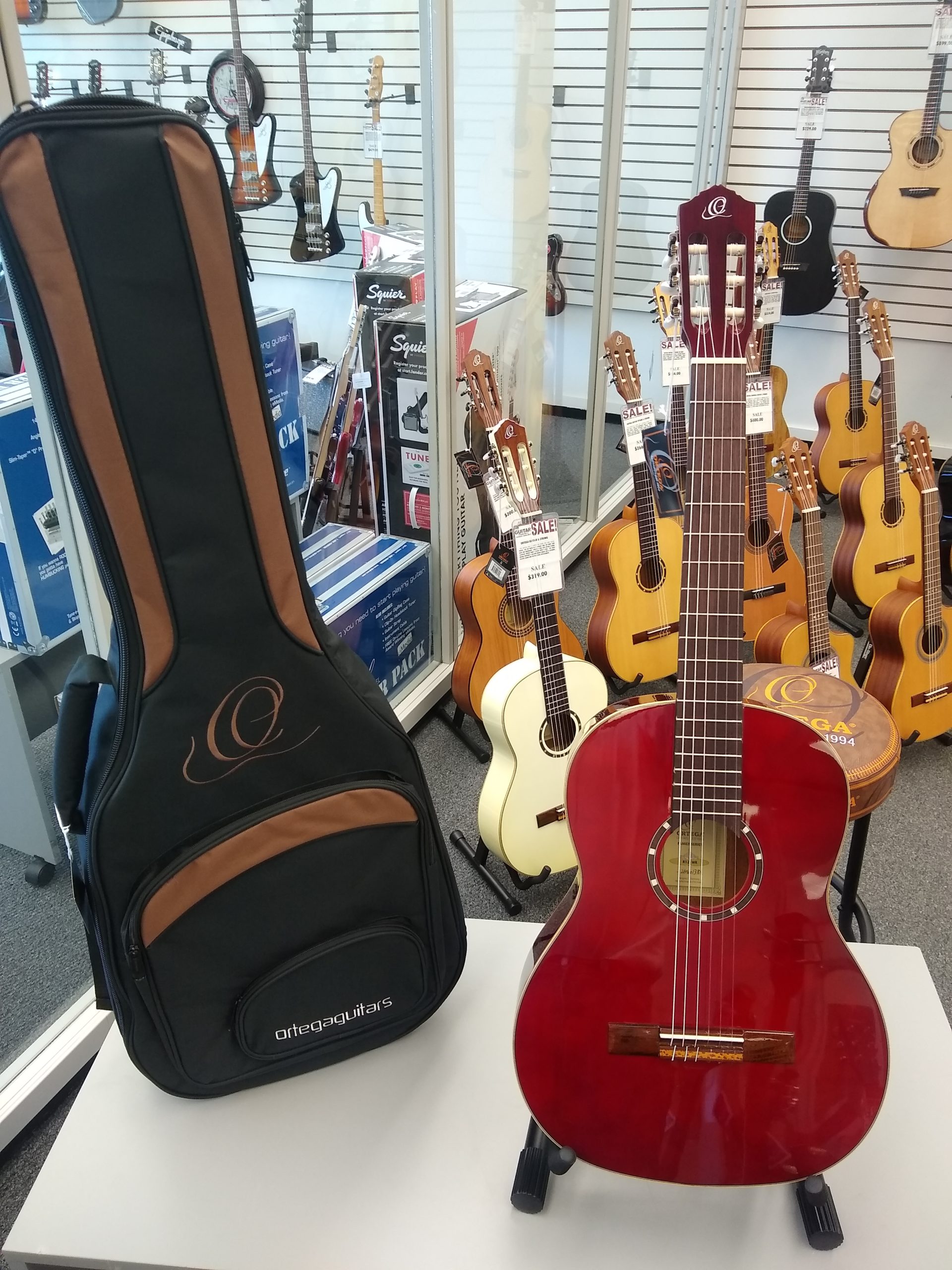 Ortega Family Series Full-Size Guitar Wine Red - R121SNWR