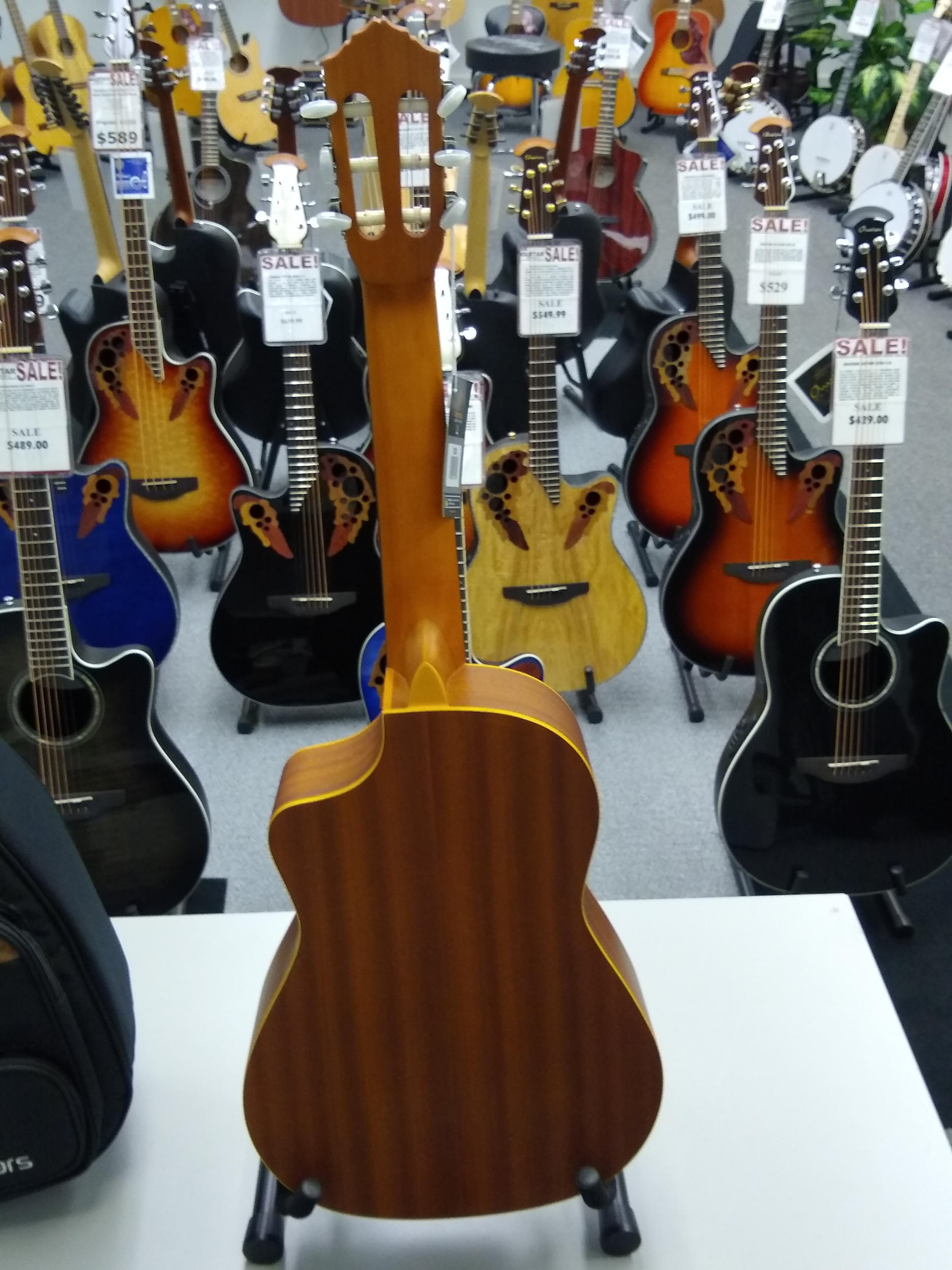 Ortega Requinto Series Pro Requinto Size Guitar Natural - RQ38