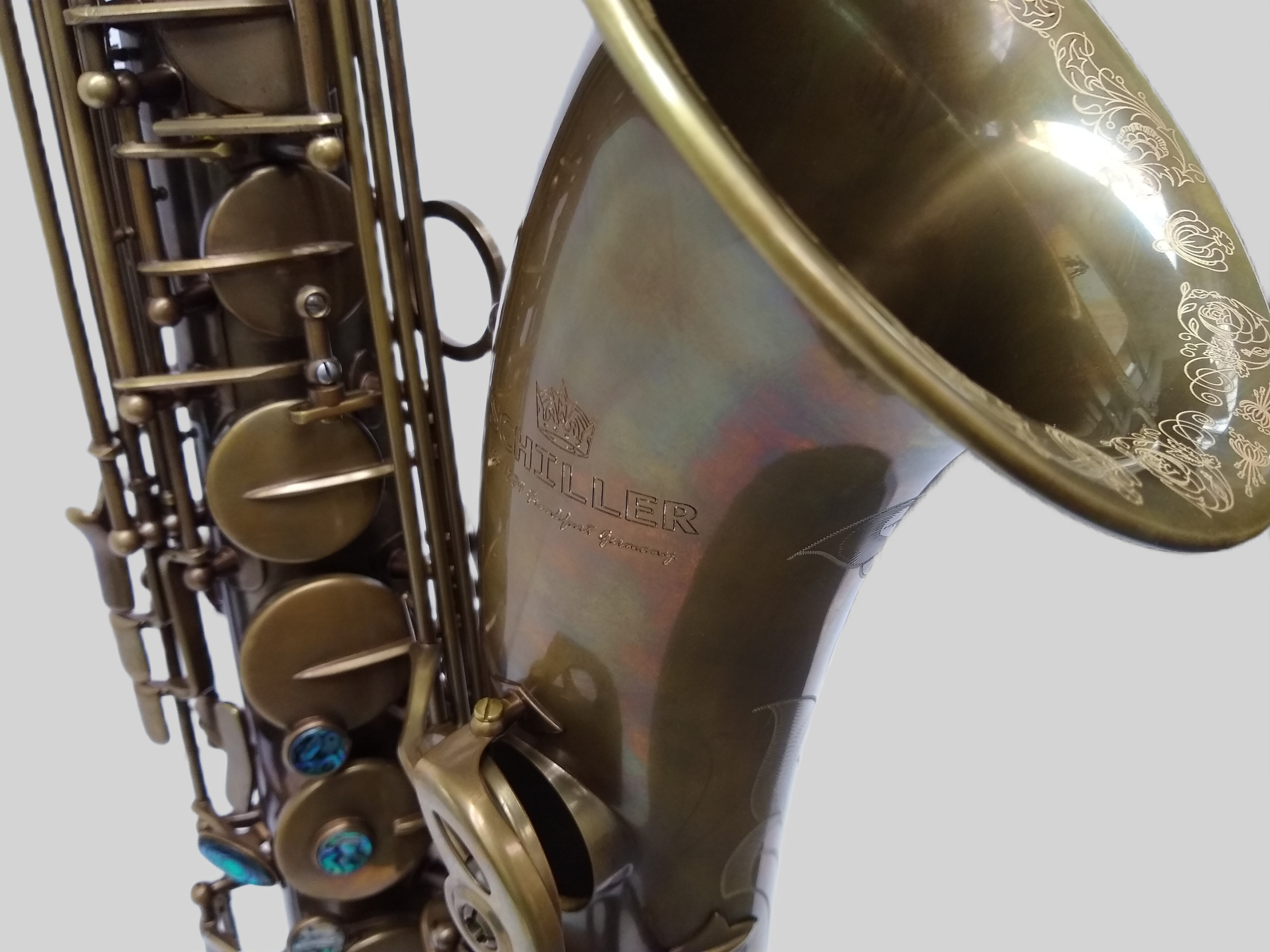 Schiller Elite V Tenor Saxophone Vintage Gold
