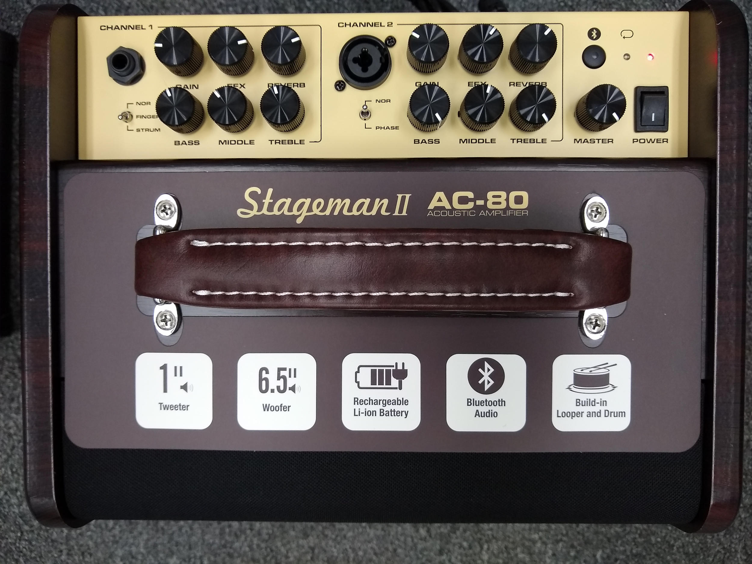 NuX Acoustic Guitar Amplifier Stageman II AC 80