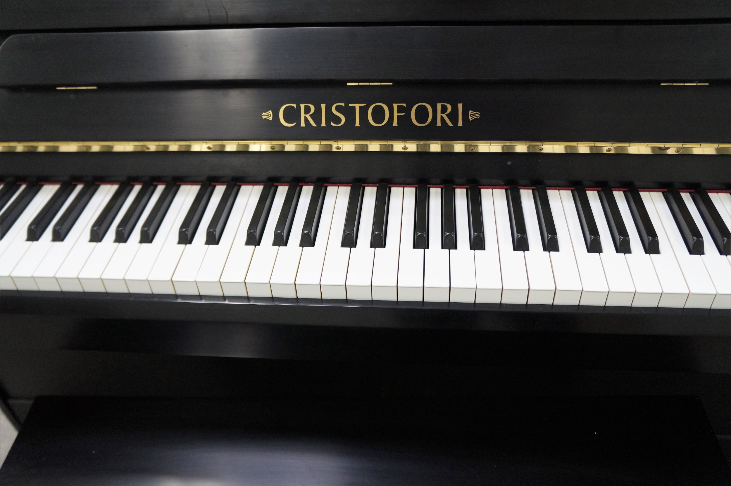 Cristofori Professional Upright Piano Ebony Satin