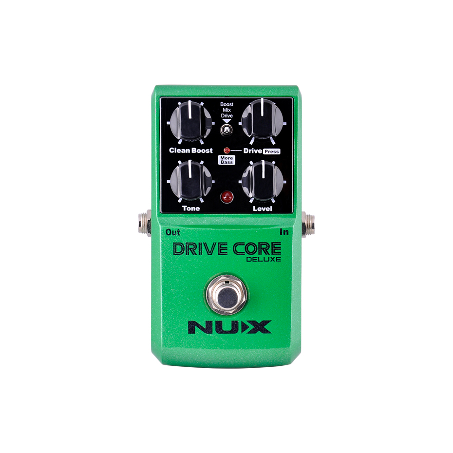 NuX Drive Core Deluxe Analog Overdrive and Booster Pedal