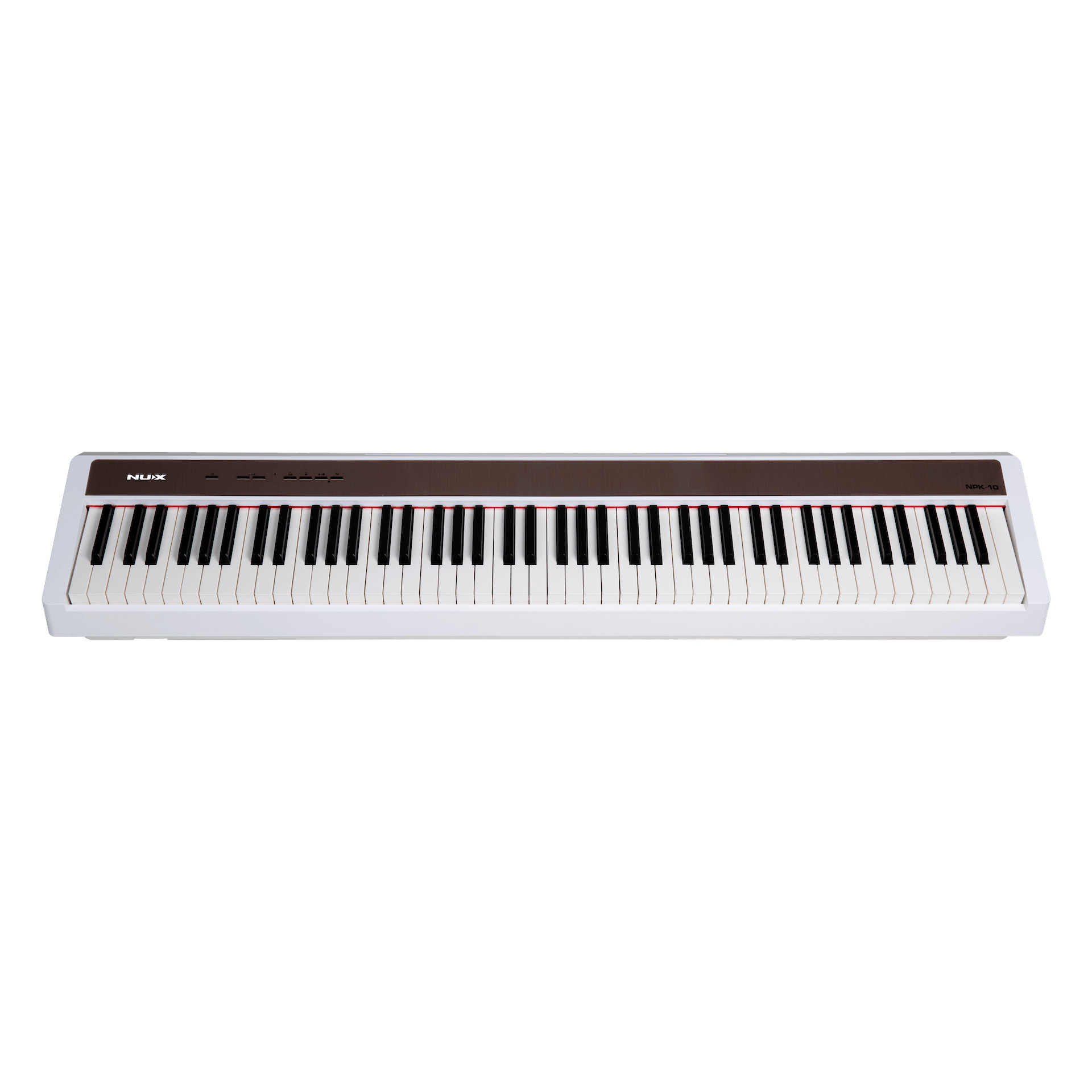 NuX NPK-10 Portable Digital Piano with Dual-mode Bluetooth - White