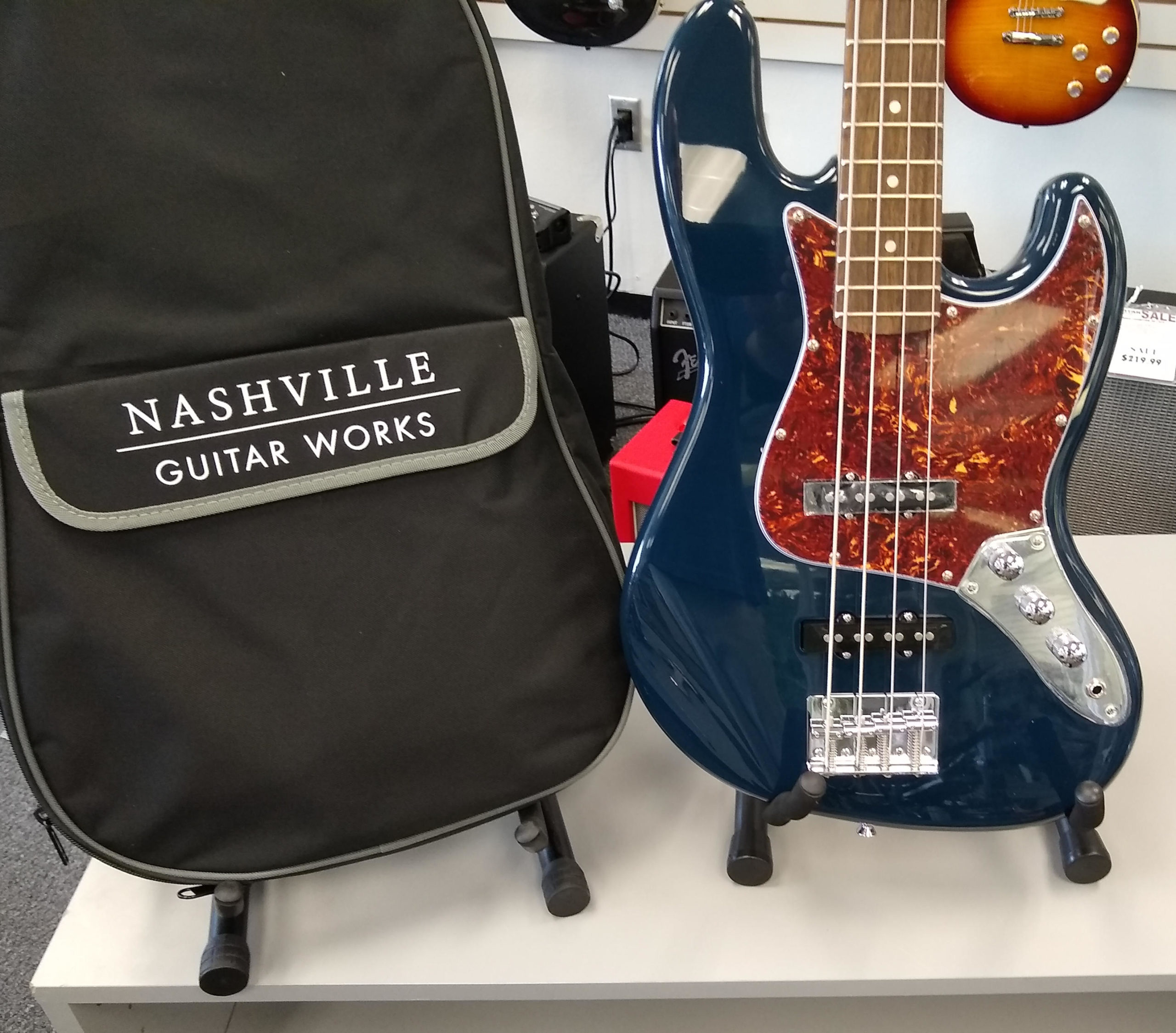 Nashville Guitarworks Custom 200J Bass Denim Blue