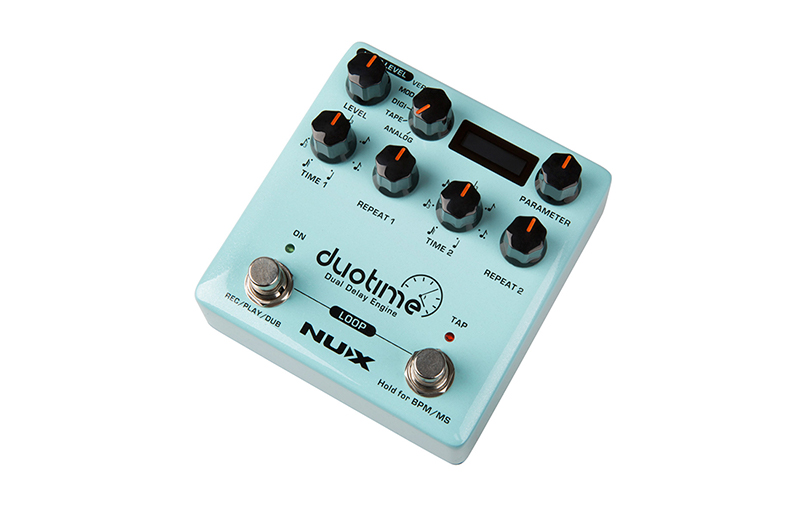 NuX Duotime (NDD-6) Dual Delay Engine Stereo Delay Pedal
