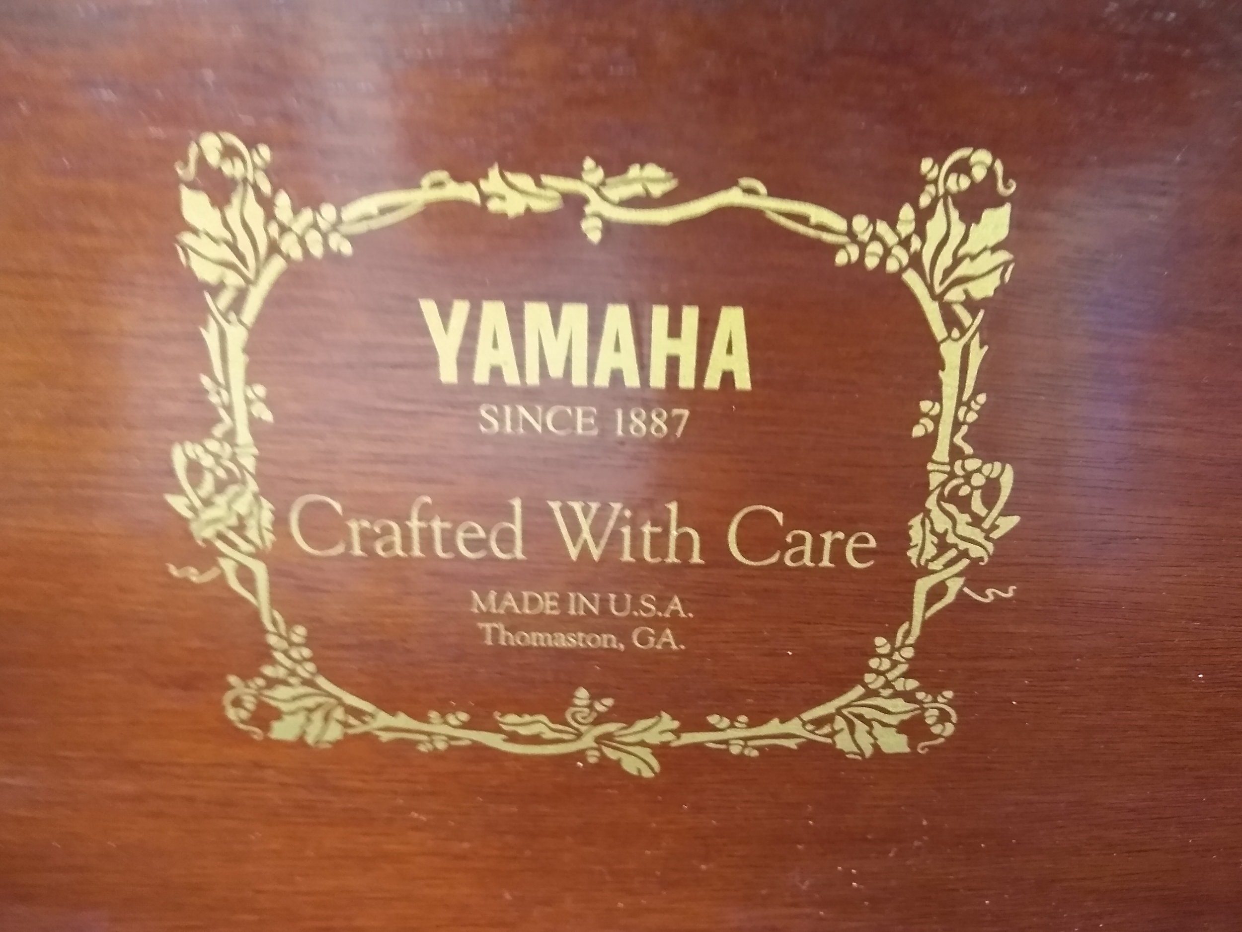 Yamaha Decorator Upright Piano - Hallmark Cherry Finish
