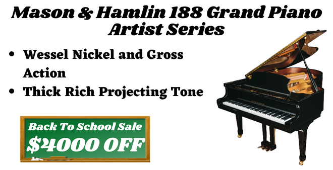 Mason & Hamlin 188 Grand Piano Artist Series