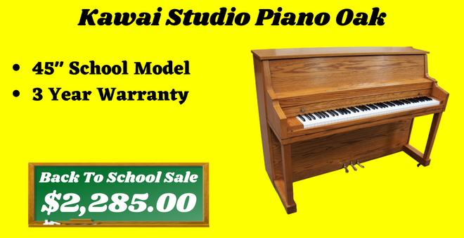 Kawai Studio Piano Oak