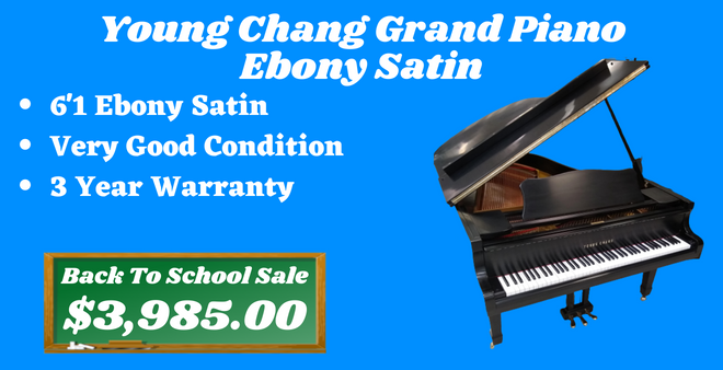 Young Chang Grand Piano Ebony Satin