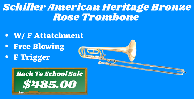 Schiller American Heritage Bronze Rose Trombone 