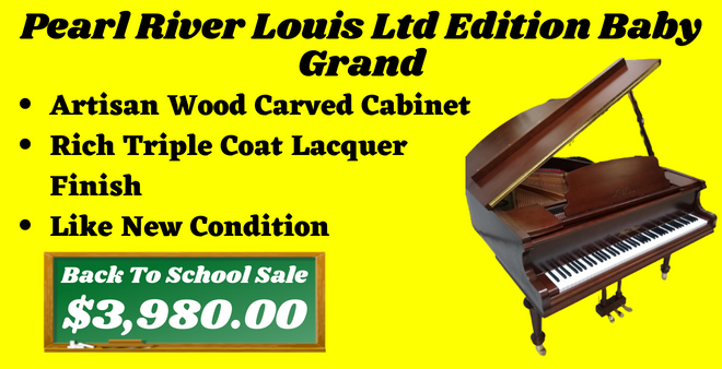 Pearl River Louis Ltd Edition Baby Grand