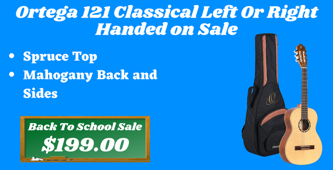 Ortega 121 Classical Left Or Right Handed on Sale