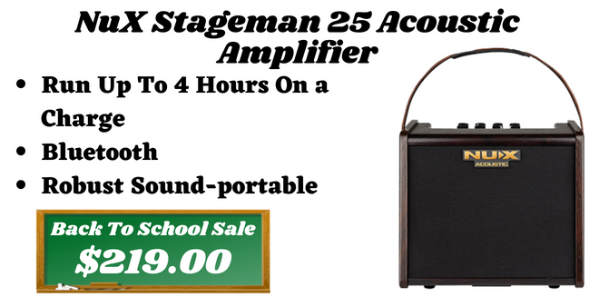NuX Stageman 25 Acoustic Amplifier