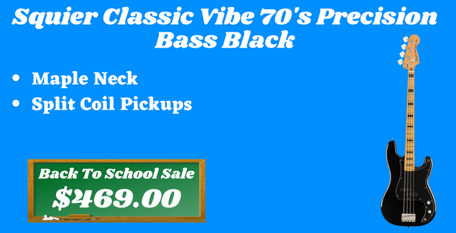 Squier Classic Vibe 70's Precision Bass Black