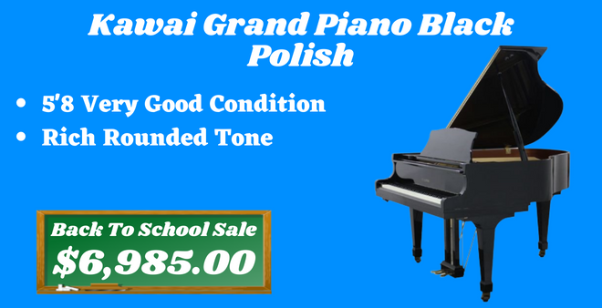 Kawai Grand Piano Black Polish