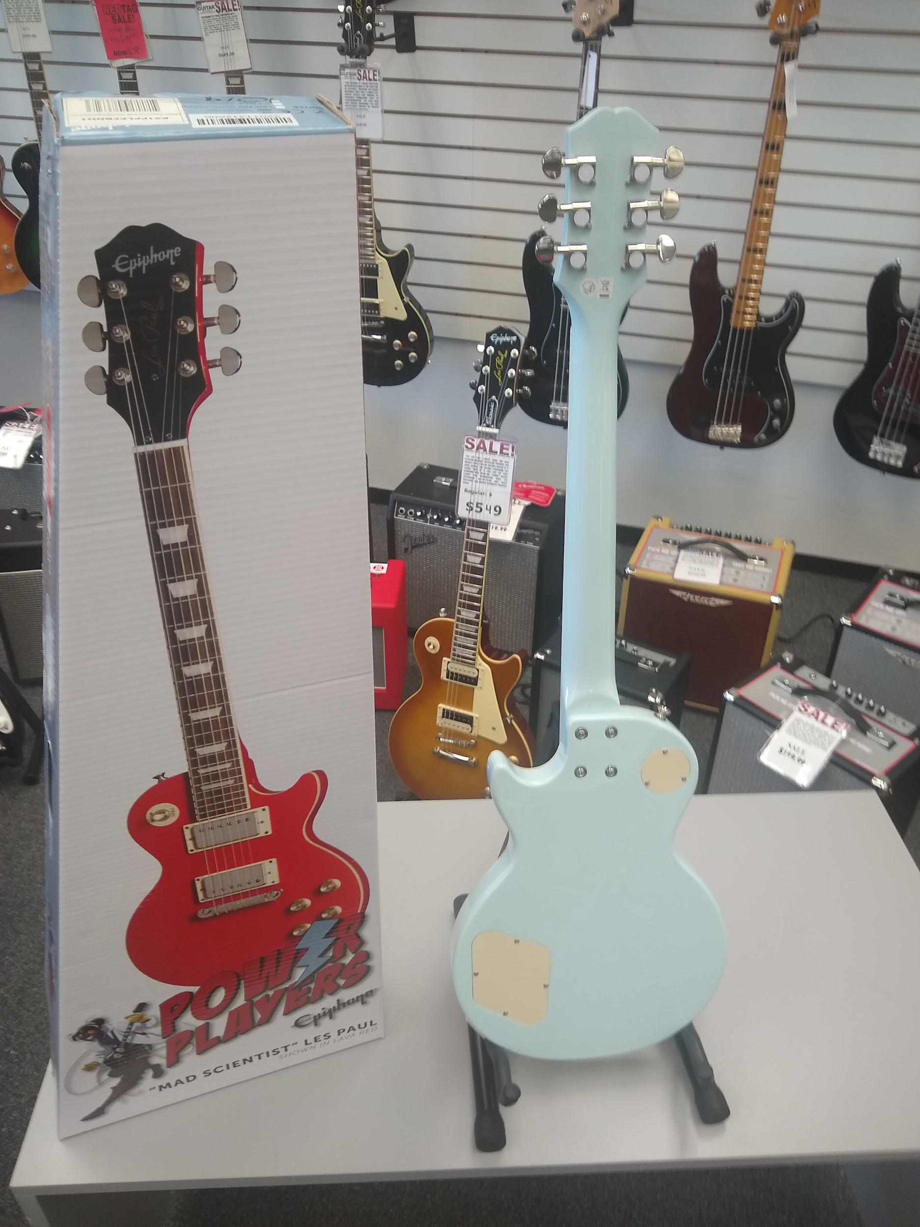 Epiphone Power Player Les Paul 3/4 Guitar Iced Blue