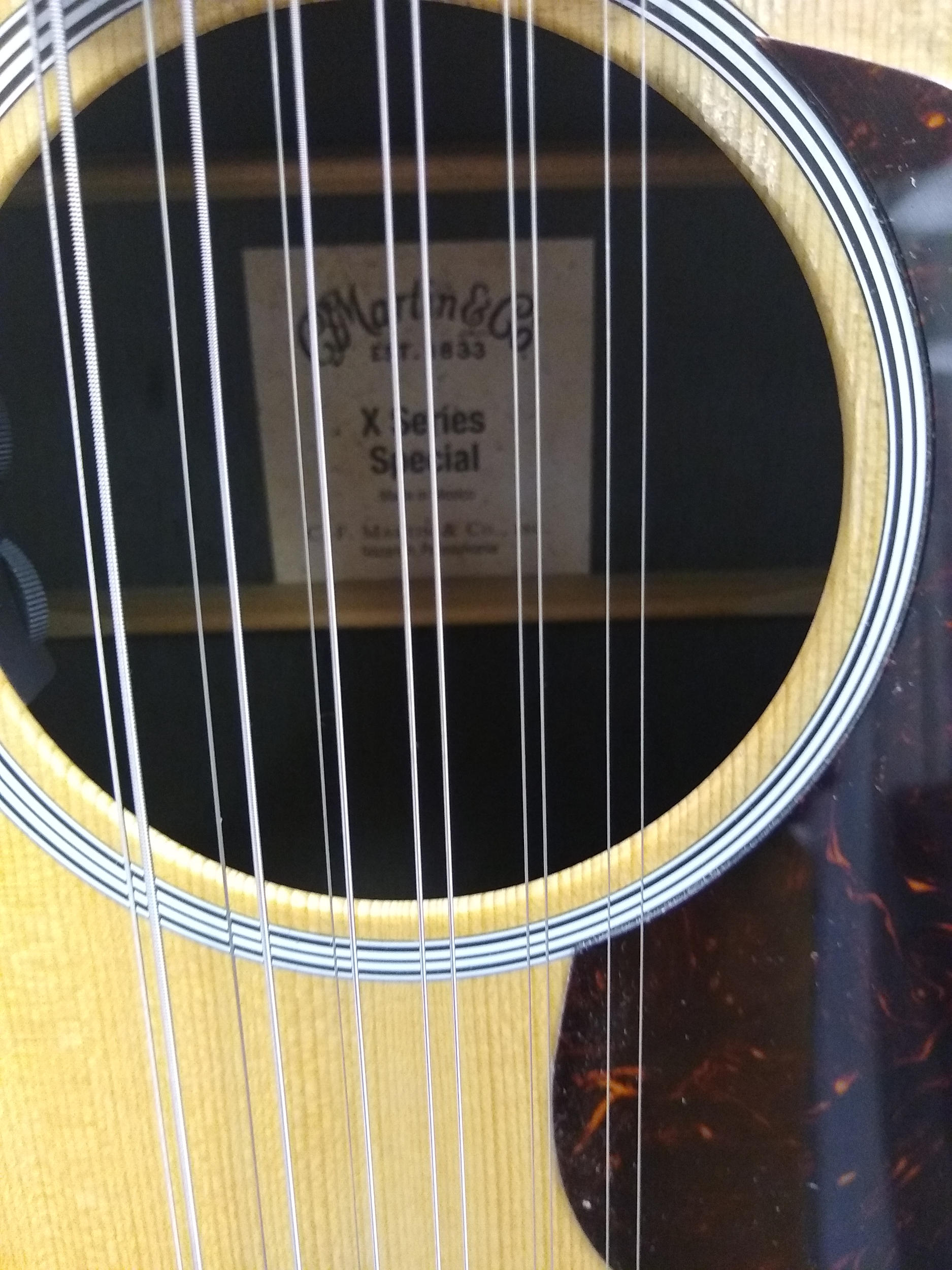 Martin X Series 12 String Special W/Tonewood Blender and Case