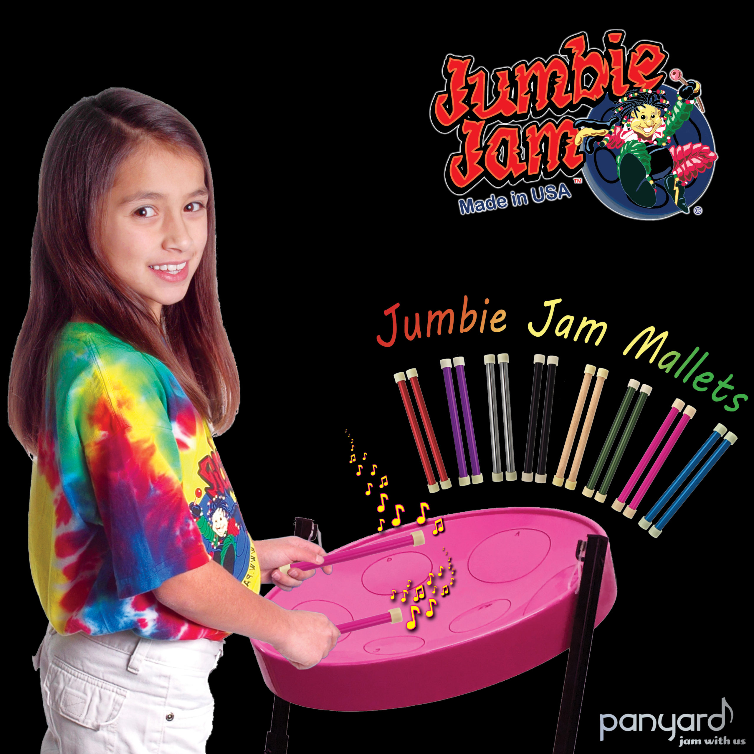 Panyard Jumbie Jam Mallets - Aluminum - Pink (pair)