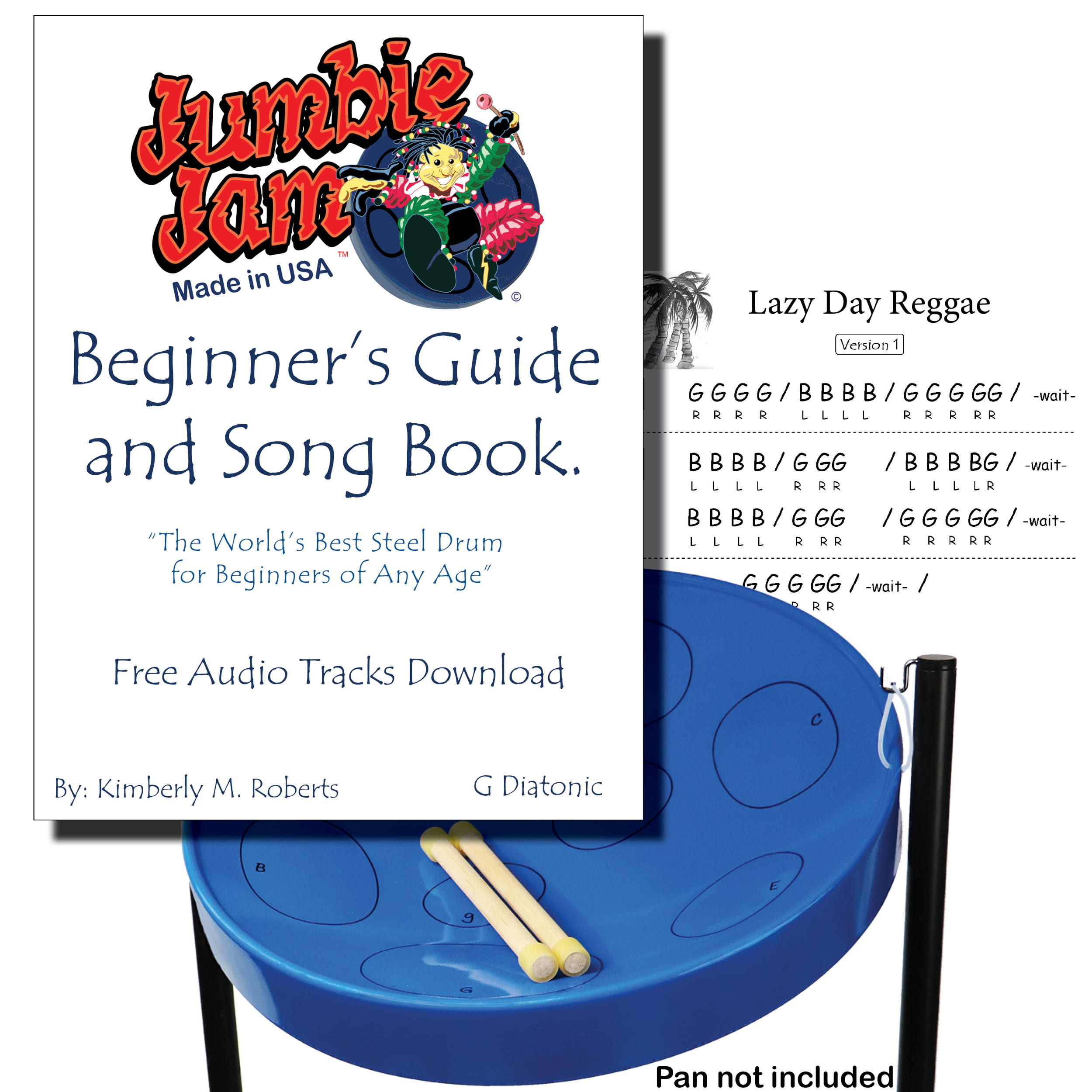 Panyard Jumbie Jam Beginner's Guide & Song Book (G-Major)