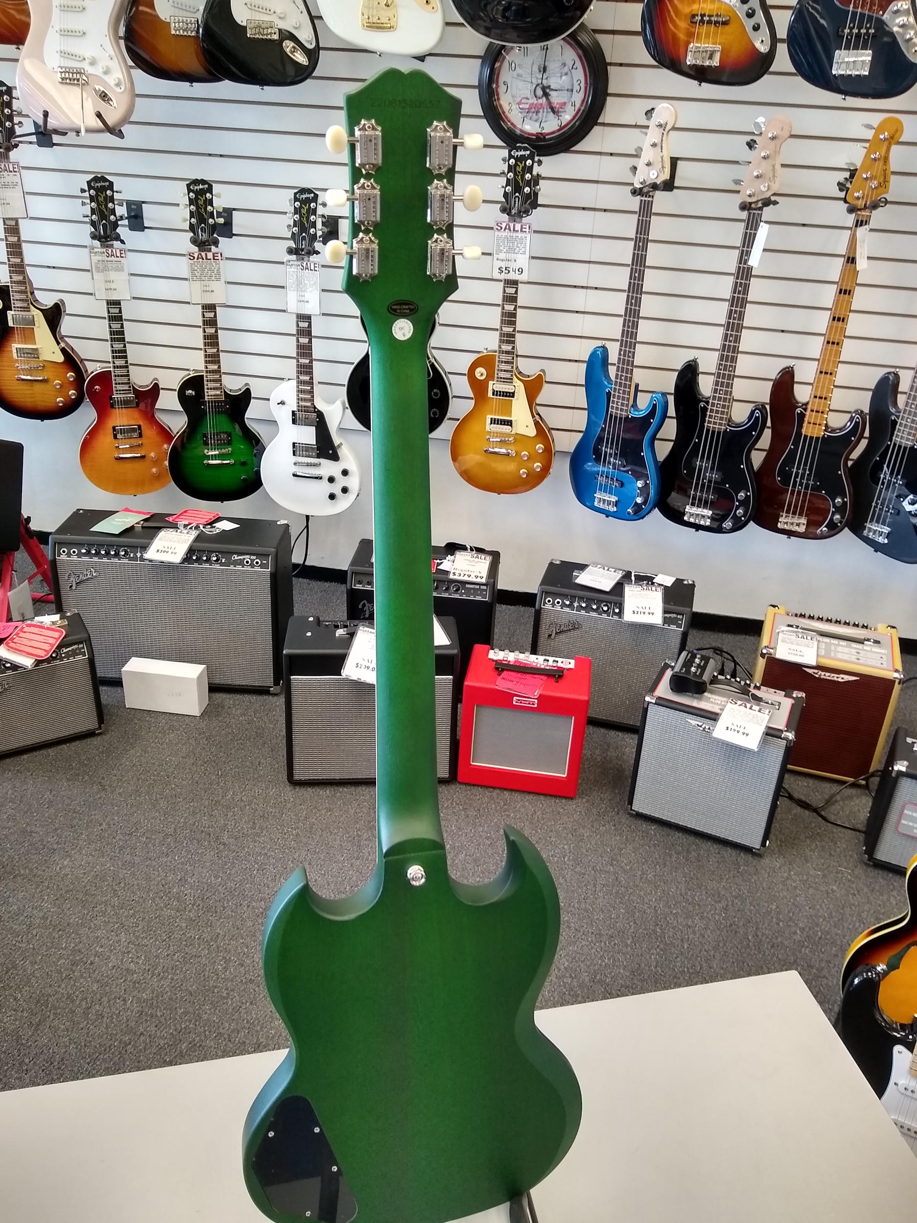 Epiphone SG Classic - Worn Inverness Green