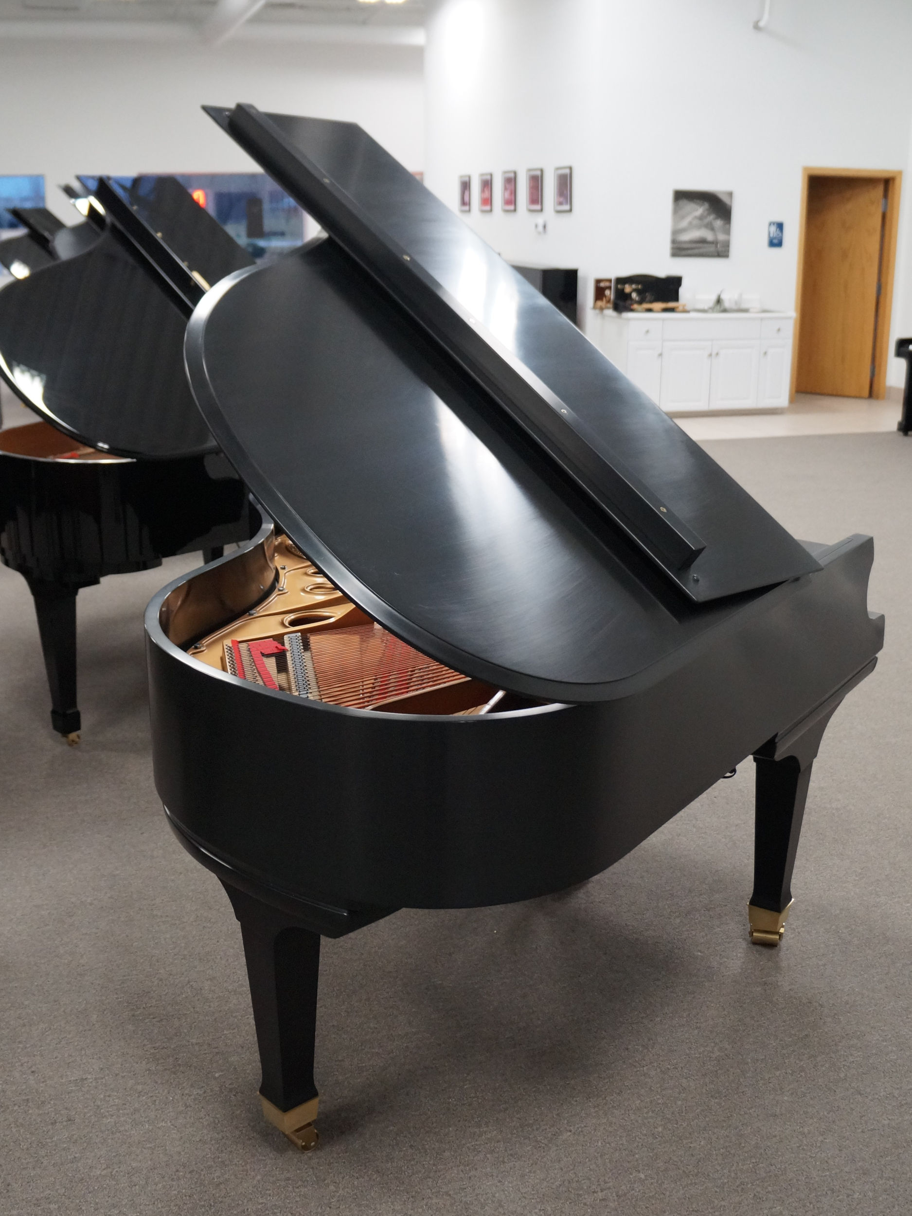 Mason & Hamlin Model A Grand Piano - Ebony Satin