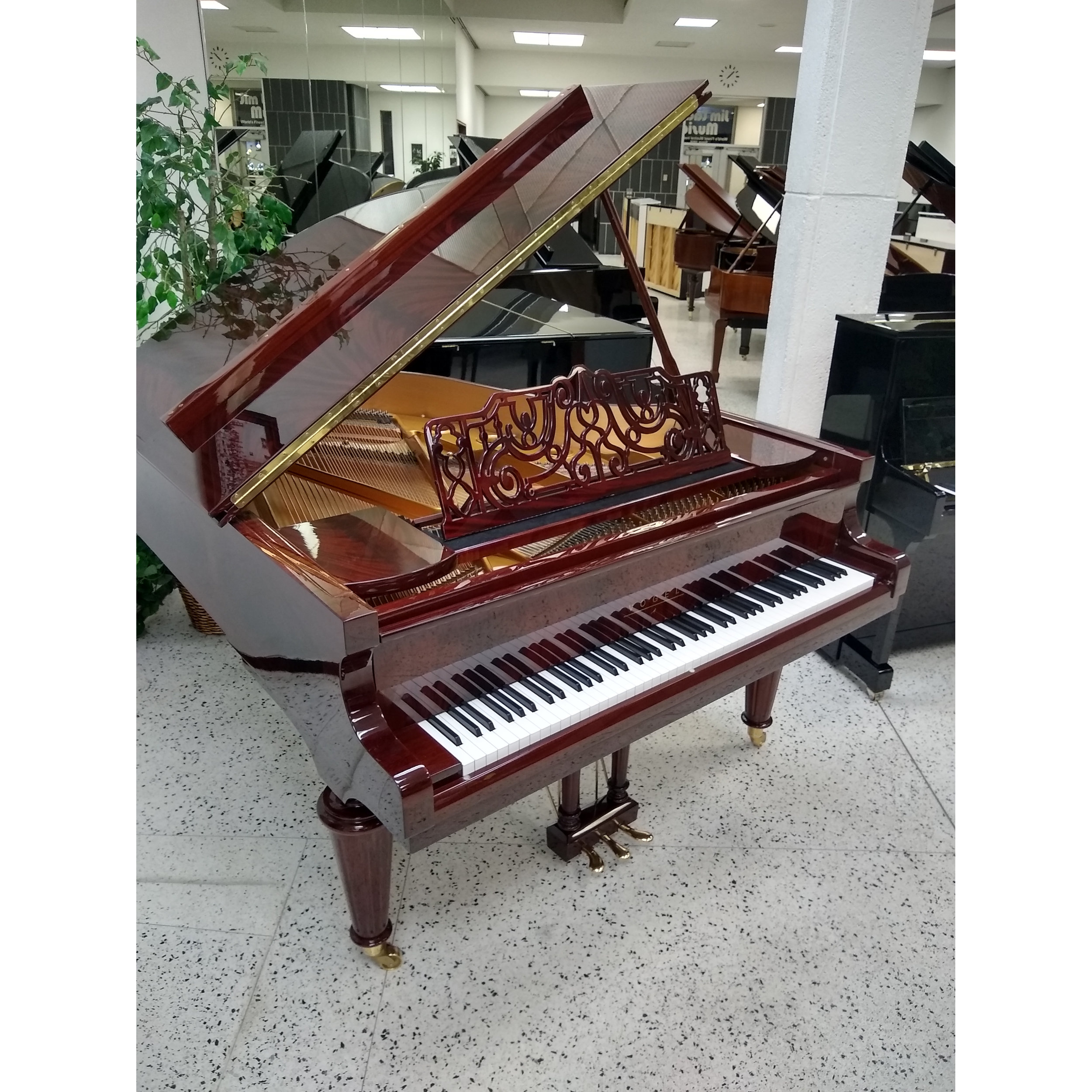 Schimmel Vogel Grand Piano LTD Edition Flamed Mahogany