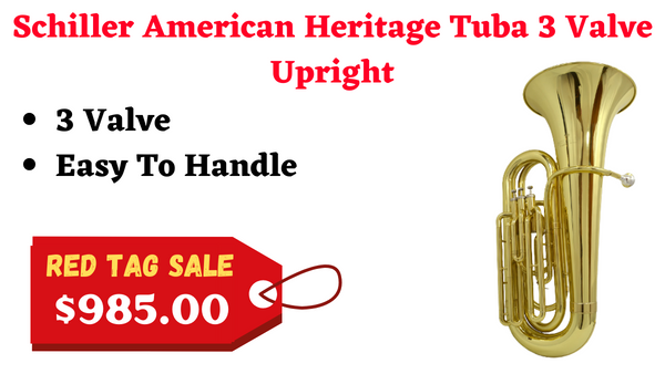 Schiller American Heritage Tuba 3 Valve Upright
