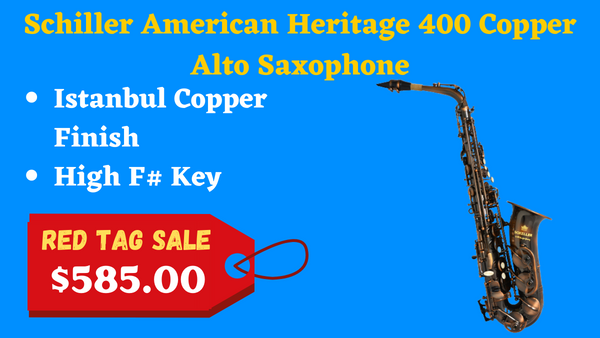 Schiller American Heritage 400 Copper Alto Saxophone