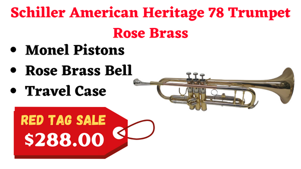 Schiller American Heritage 78 Trumpet Rose Brass