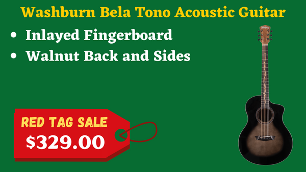 Washburn Bela Tono Acoustic Guitar