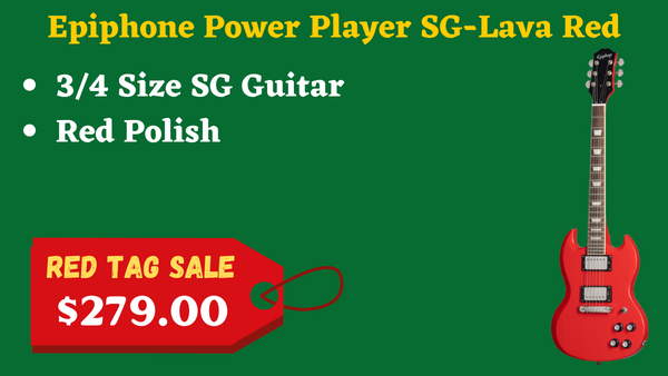 Epiphone Power Player SG-Lava Red