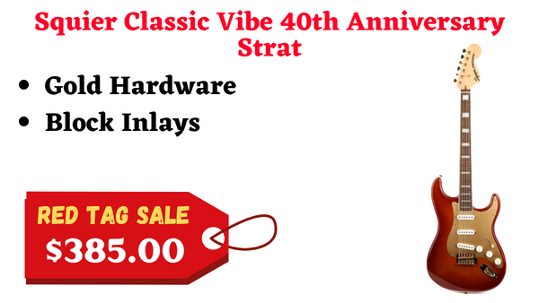 Squier Classic Vibe 40th Anniversary Strat