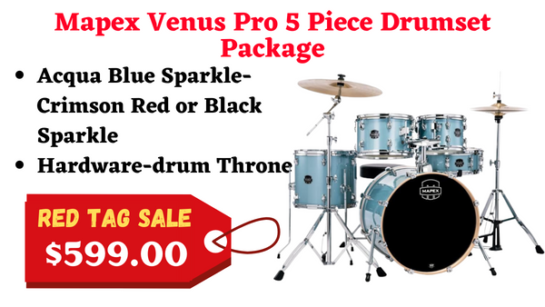 Mapex Venus Pro 5 Piece Drumset Package