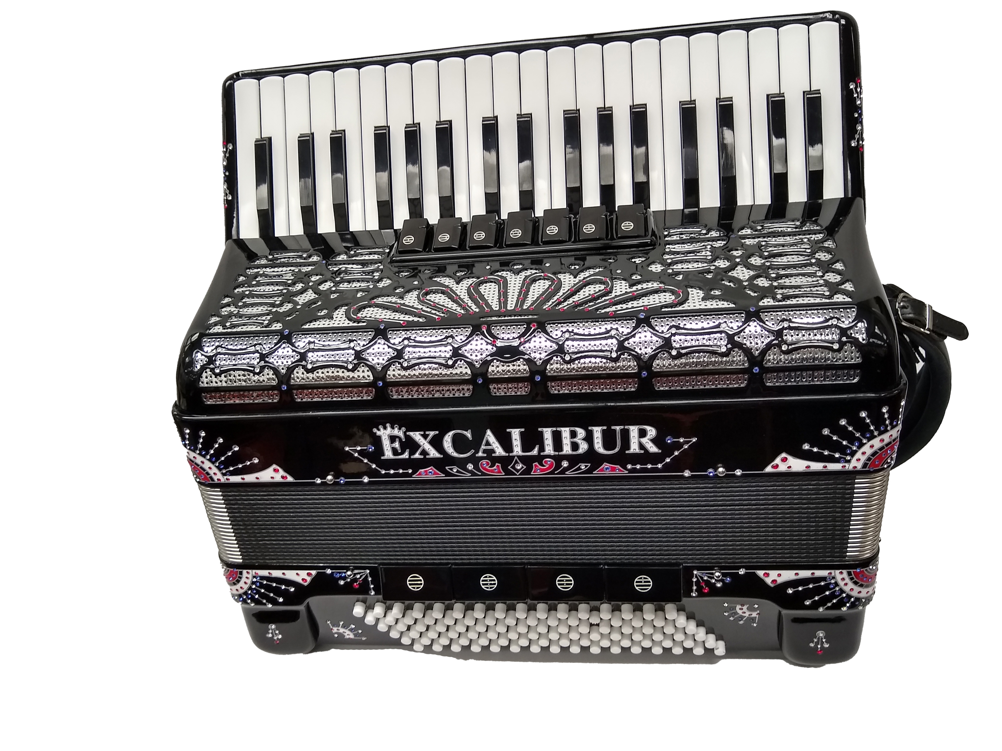 Excalibur Crown Series Custom C2 Piano Accordion 96 Bass