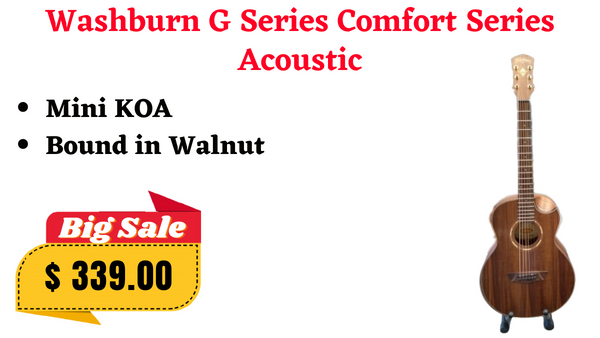 Washburn Comfort G Mini Acoustic Guitar