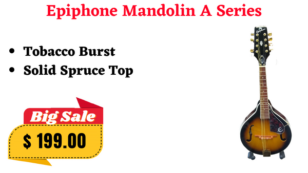 Epiphone Mandolin MM30S Sunburst