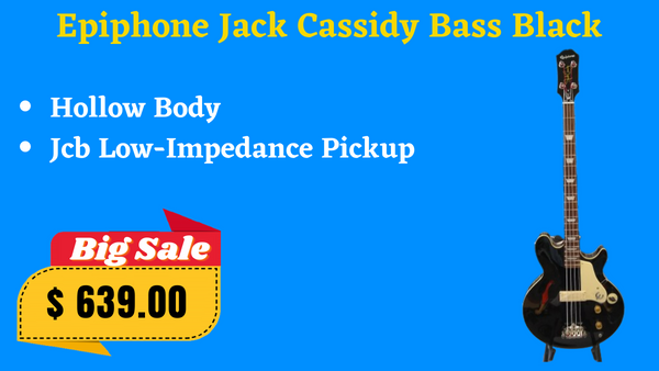 Epiphone Jack Cassidy Bass Black