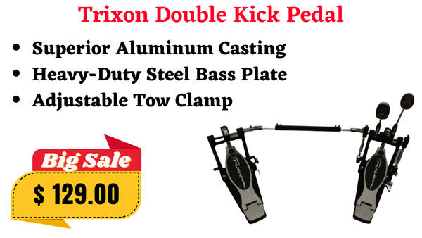 Trixon King Series Double Bass Pedal - Black
