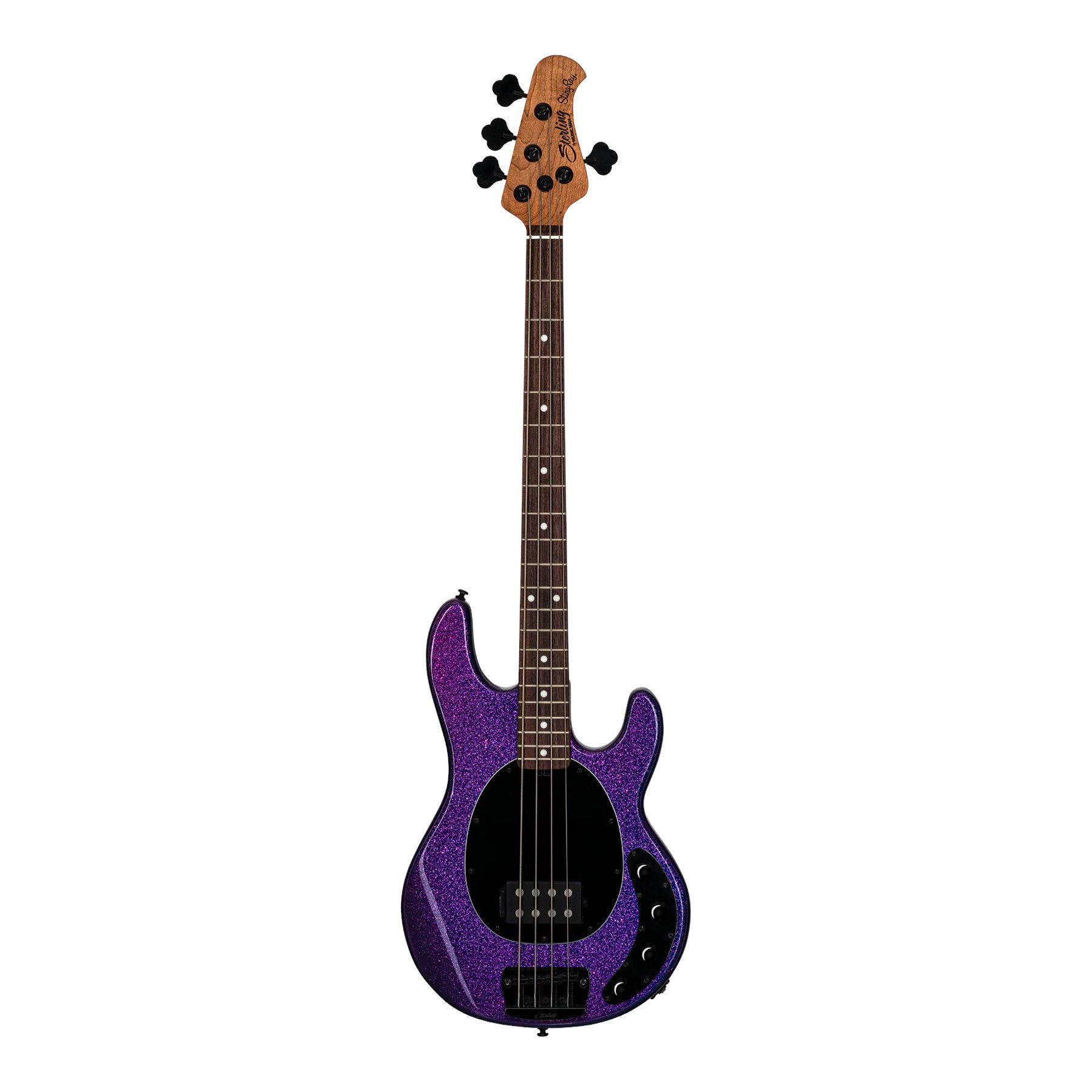 Sterling by Music Man StingRay RAY34 Sparkle Guitar - Purple Sparkle