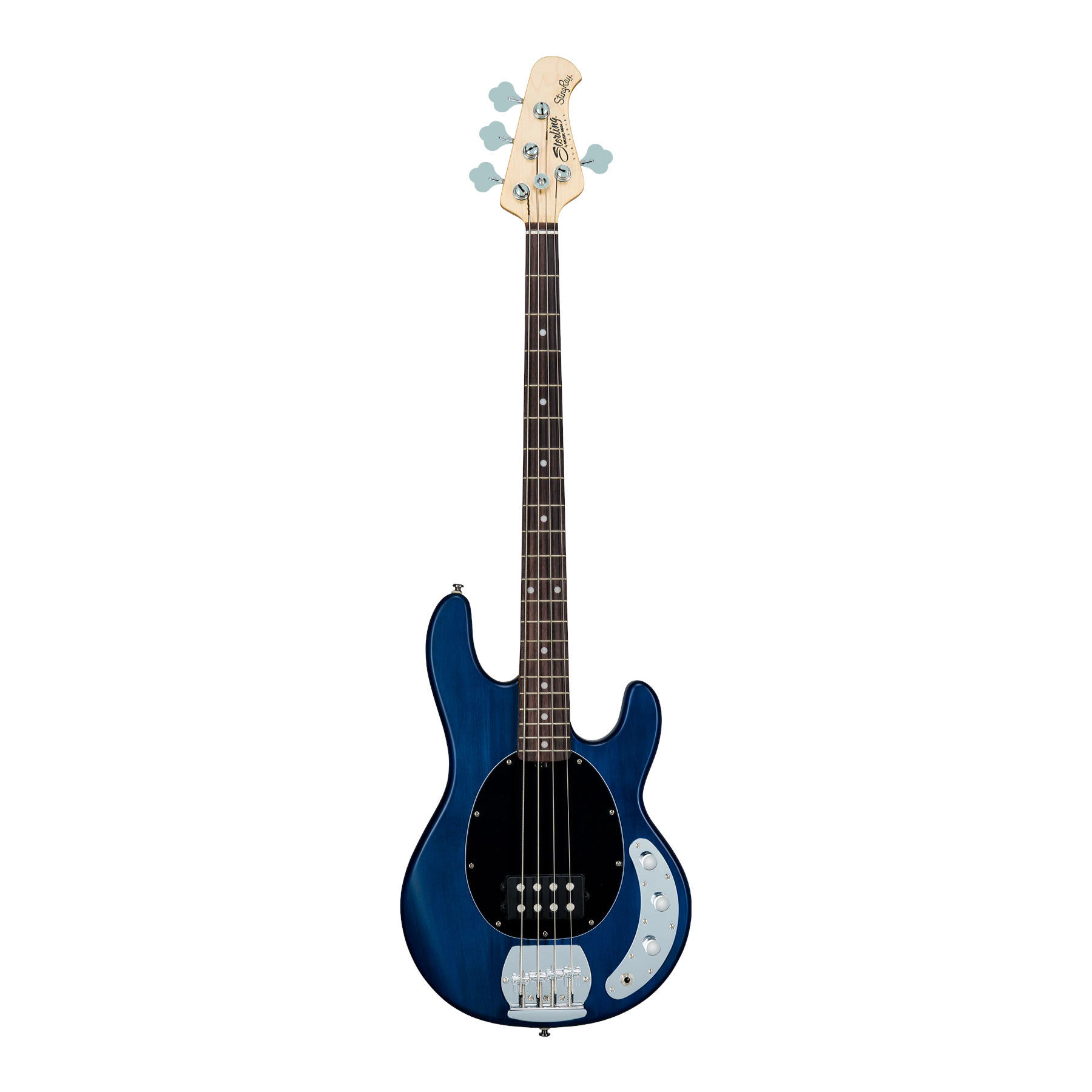 Sterling by Music Man StingRay RAY4 Guitar -  Trans Blue Satin