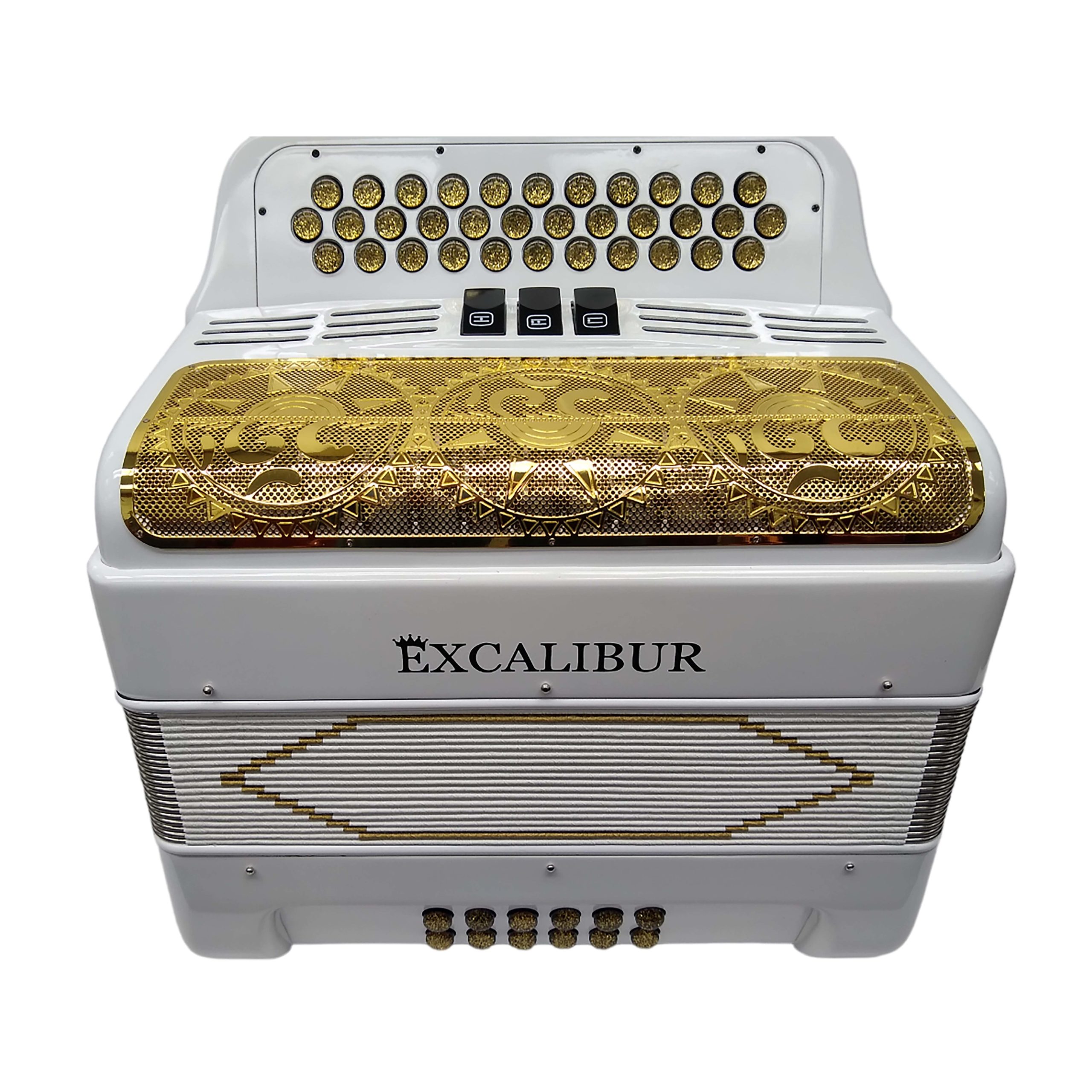 Excalibur Super Classic PSI 34 Key White Polish/Gold