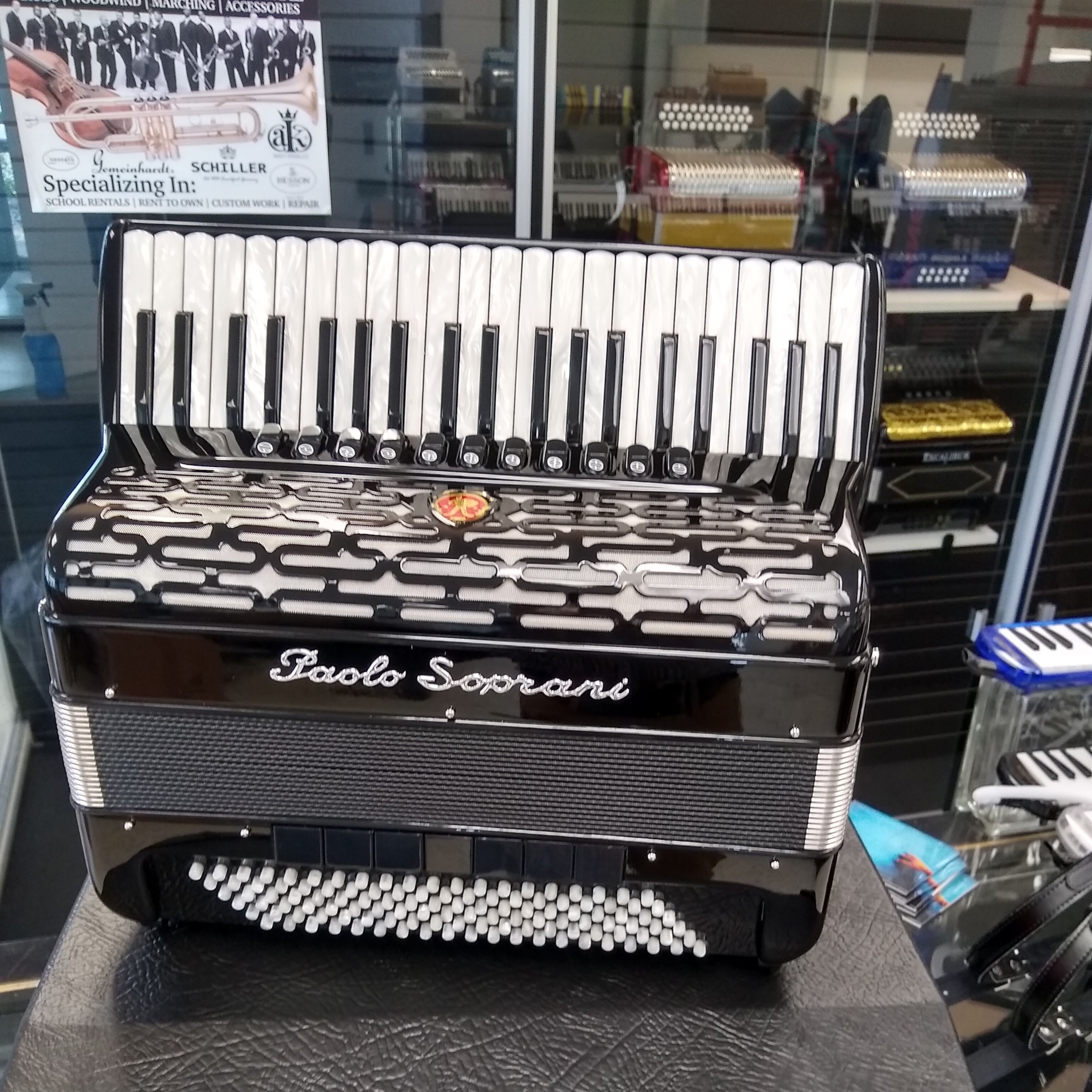 Paolo Soprani Professionale 120 Bass Piano accordion
