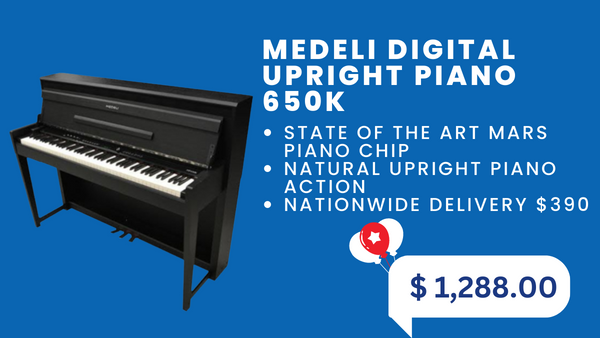 MEDELI DIGITAL UPRIGHT PIANO 650K