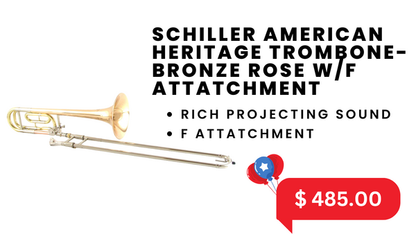 Schiller American Heritage Bronze Rose Trombone

