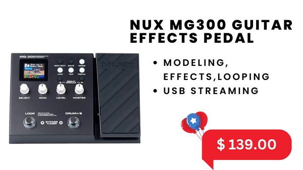 NUX MG300 GUITAR EFFECTS PEDAL