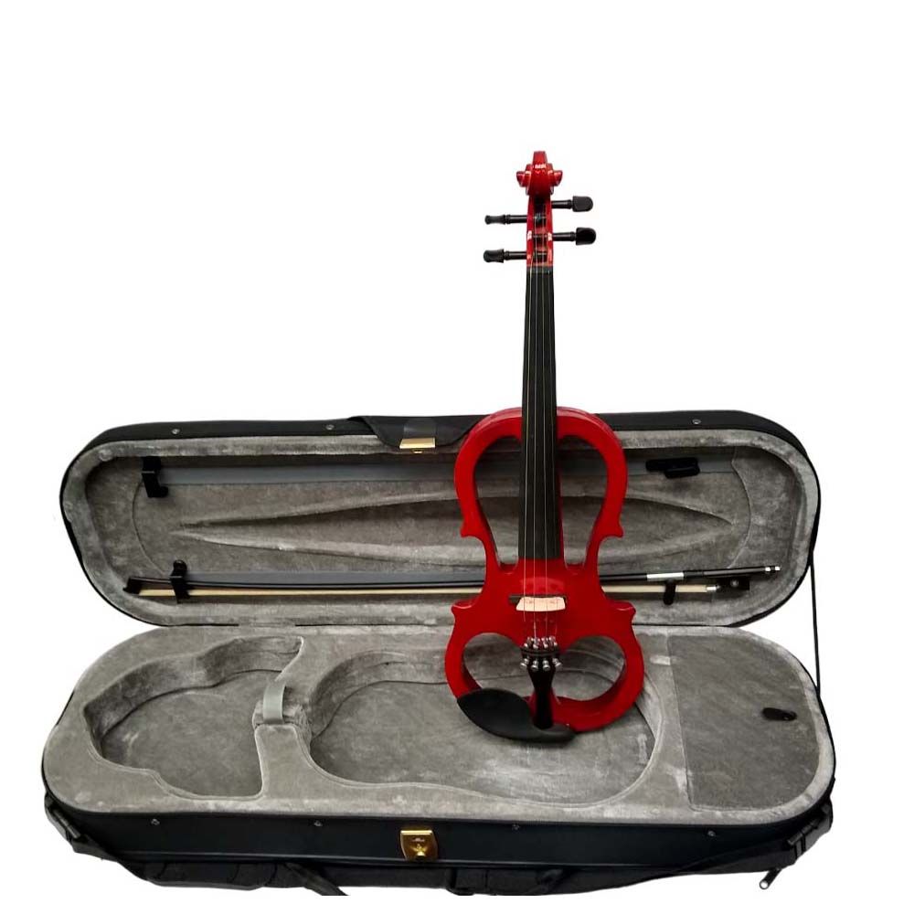 Vienna Strings Electra Violin Shaped Speedway - Red