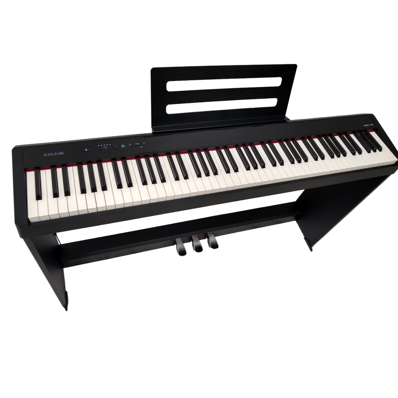 Nux Professional Digital Piano Nu-10 Stealth Black W/Stand