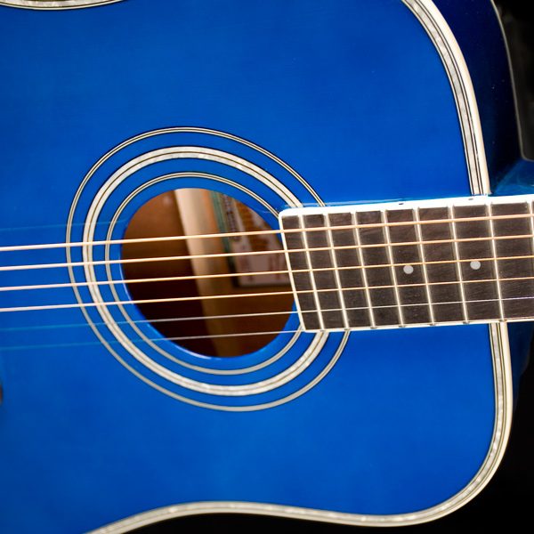 Oscar Schmidt OG1 3/4 Size Dreadnought Acoustic Guitar - Blue