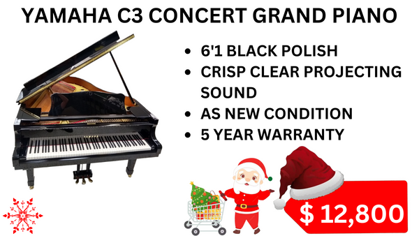 YAMAHA C3 CONCERT GRAND PIANO